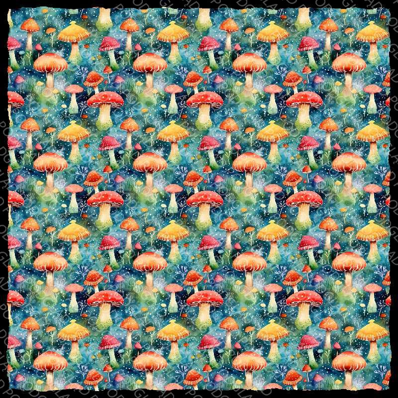 Watercolor Mushroom
